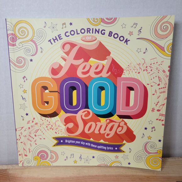 BOOK The Coloring Book of Feel Good Songs - Picture 1 of 4